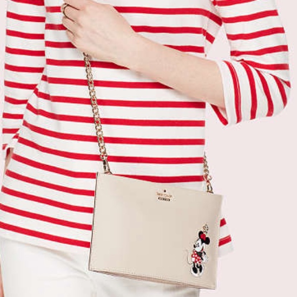 Kate Spade New York X Minnie Mouse Mini Sima Convertible Crossbody Clutch Purse
